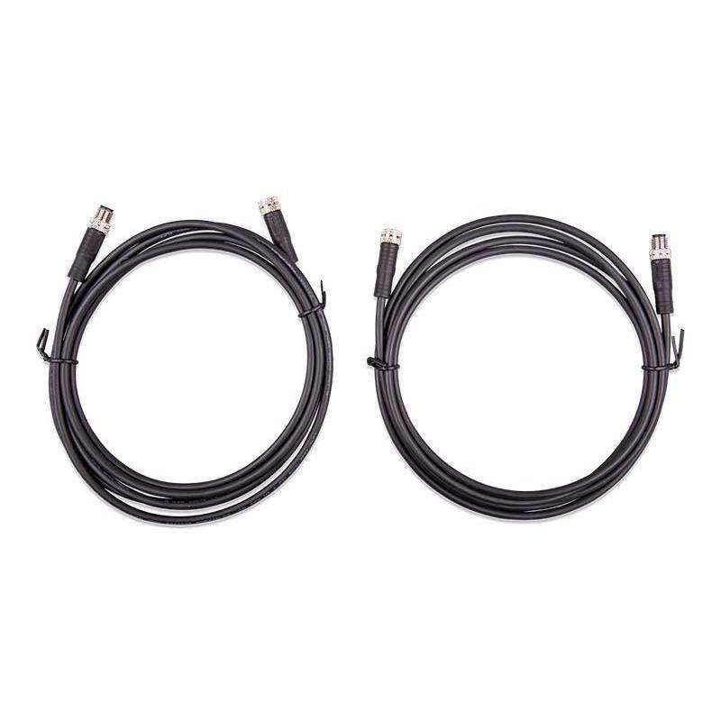 M8 circular connector Male/Female 3 pole cable 2m (bag of 2) - SBP Electrical
