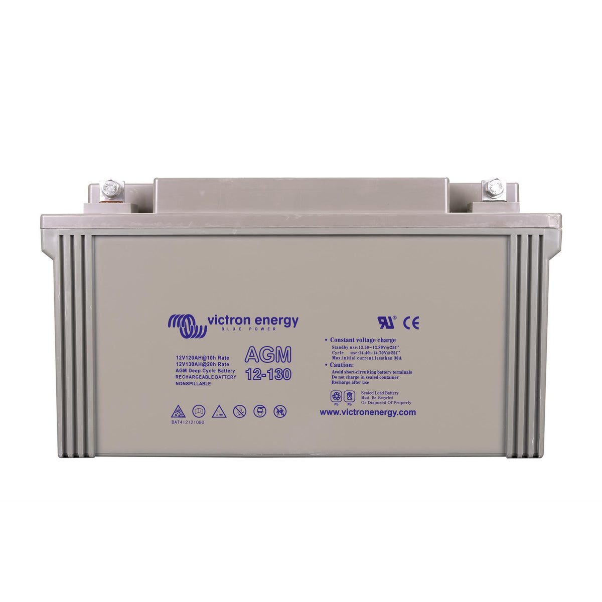 Victron 12V/130Ah AGM Deep Cycle Battery BAT412121084