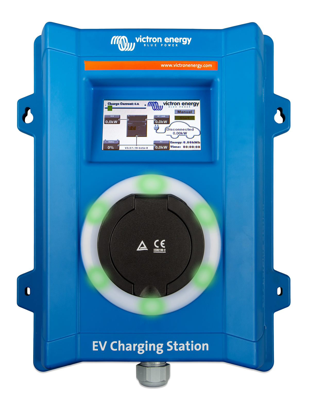 EV Solar Off-Grid Charging Station - 13 Amp Charger