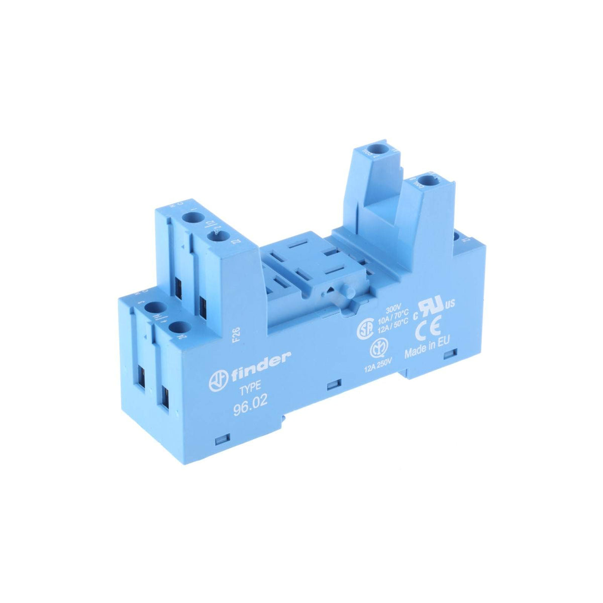 Finder 96 Relay Socket for use with 56.32, 250V ac