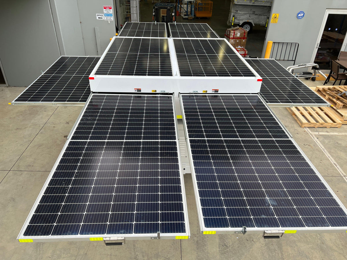Solar Trailer 4.6kW Solar Array | 14kWh Battery Storage