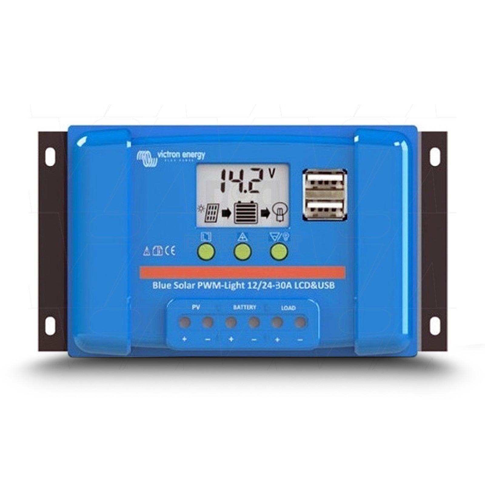 Victron BlueSolar PWM-LCD&USB 12/24V-30A SCC010030050