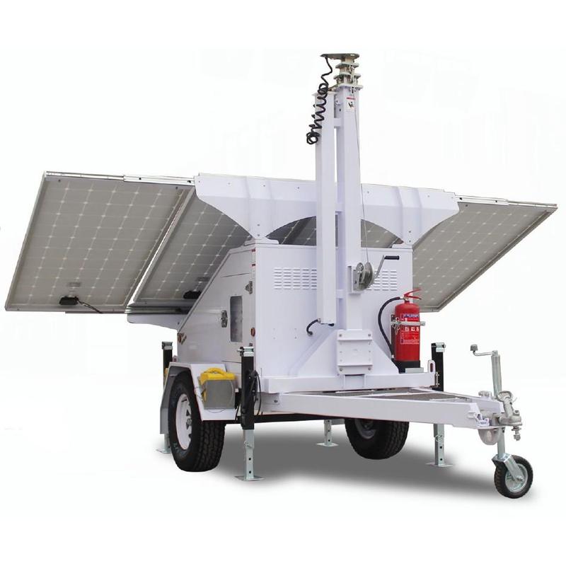 Solar Trailer ATP900A 1.32kW Solar Array | 10.56kWh Battery Storage